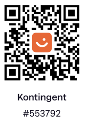 Vipps QR-kode for kontingent, nummer 553792